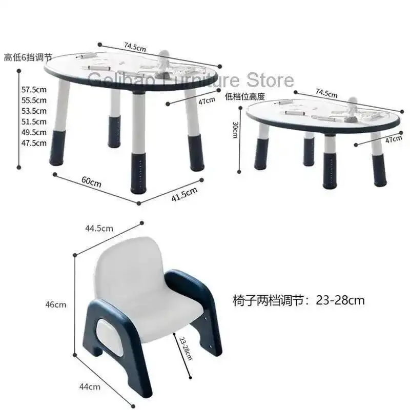 كرسي الأطفال مجموعة طاولة مكتب الاطفال الابتدائية طفل الأثاث مكاتب كرسي مرتفع للأطفال Escritorios De Computadora دراسة الطفل