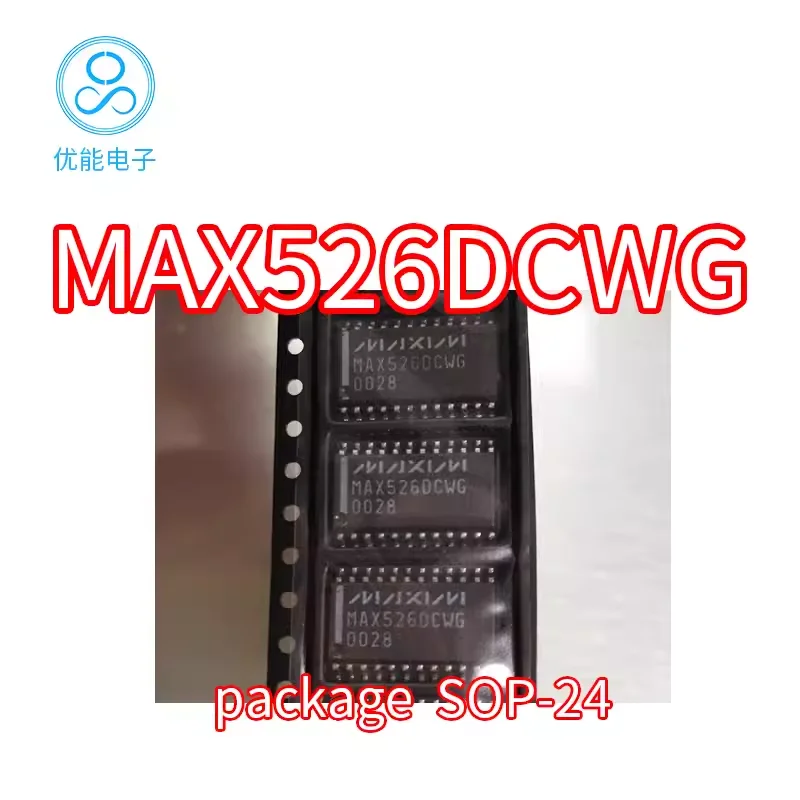 

MAX526DCWG MAX526CCWG MAX526 Digital to Analog Converter IC Chip SMT SOP-24 Package