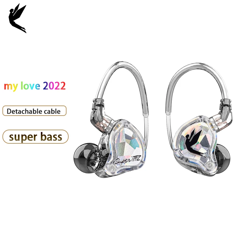 TFZ Suprtfz My Love 2022 In Ear Earphone Type c/3.5mm 3m Long Wire Bass Monitor Gaming Music Headphones Dj With Microphone