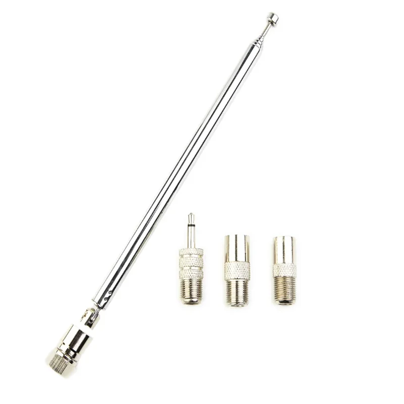 伸縮式 DAB FM ラジオ空中アダプタ HiFi AV レシーバーミニシステム空中アンテナ長 F オスコネクタラジオアクセサリー