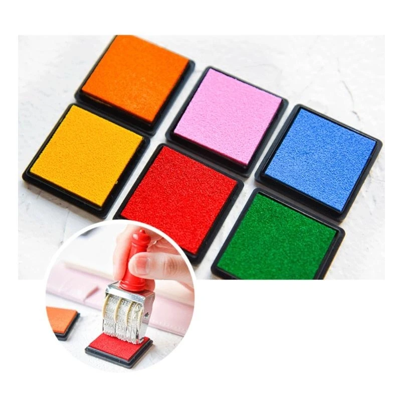 W89C 20 Farben Craft Tintenstempelpolster Pigment Inkpad für DIY Craft Scrapbooking Fingerfarbe Tintenkissen Set Set