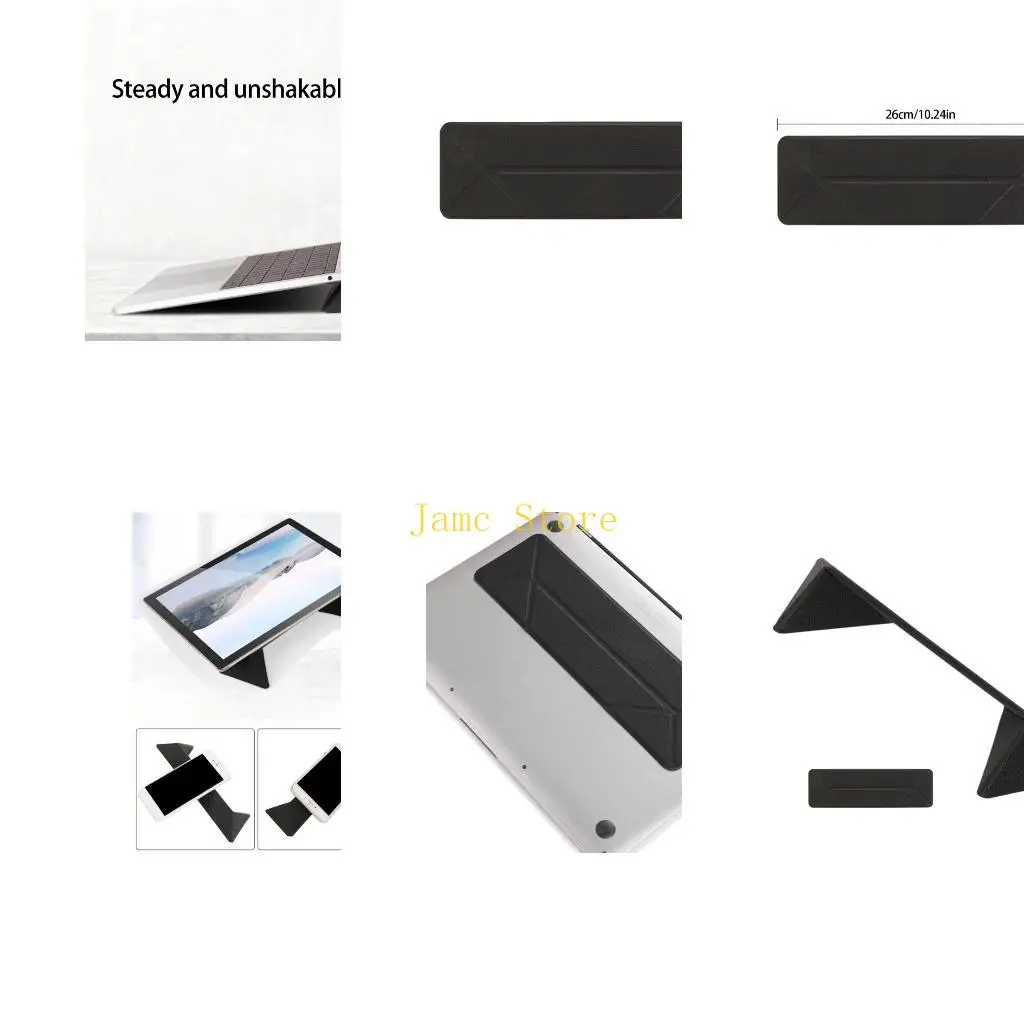 

LX0B Cooling Stand Portable Laptop Stand Notebook Mount Support Base For Keyboard Book Storage Vertical Holder