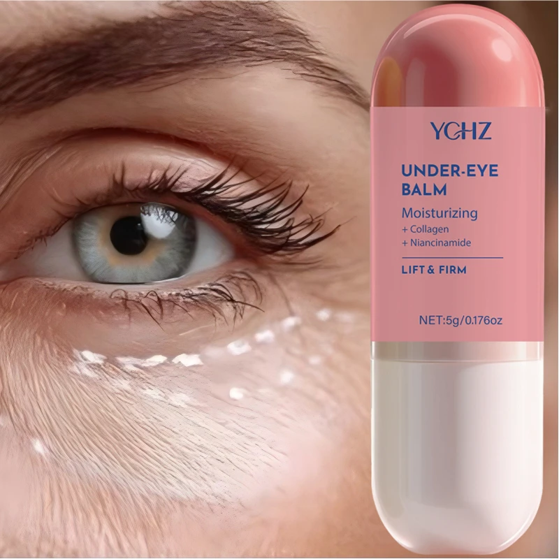 Instant Firming Massage Eye Cream, Containing Niacinamide, Collagen, and Caffeine, Moisturizes and Brightens the Skin, Smooths Fine Lines Around the Eyes, and Restores a Youthful Glow to the Skin