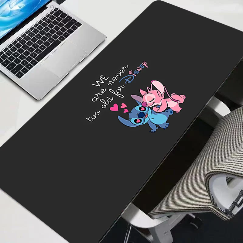 Mouse pad ponto e-sports jogadores grande gamer acessórios de jogos velocidade teclado borracha bloqueio borda tapete de mesa escritório portátil mousepad