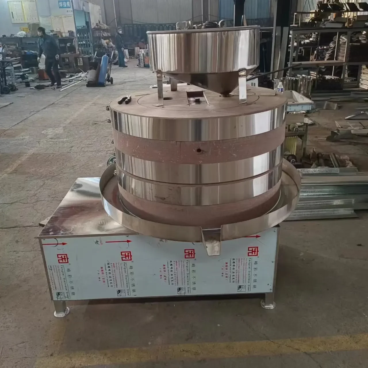 Traditional  Healthy Sesame Tahini Paste and Peanut Butter Paste Stone Mill Making Machine