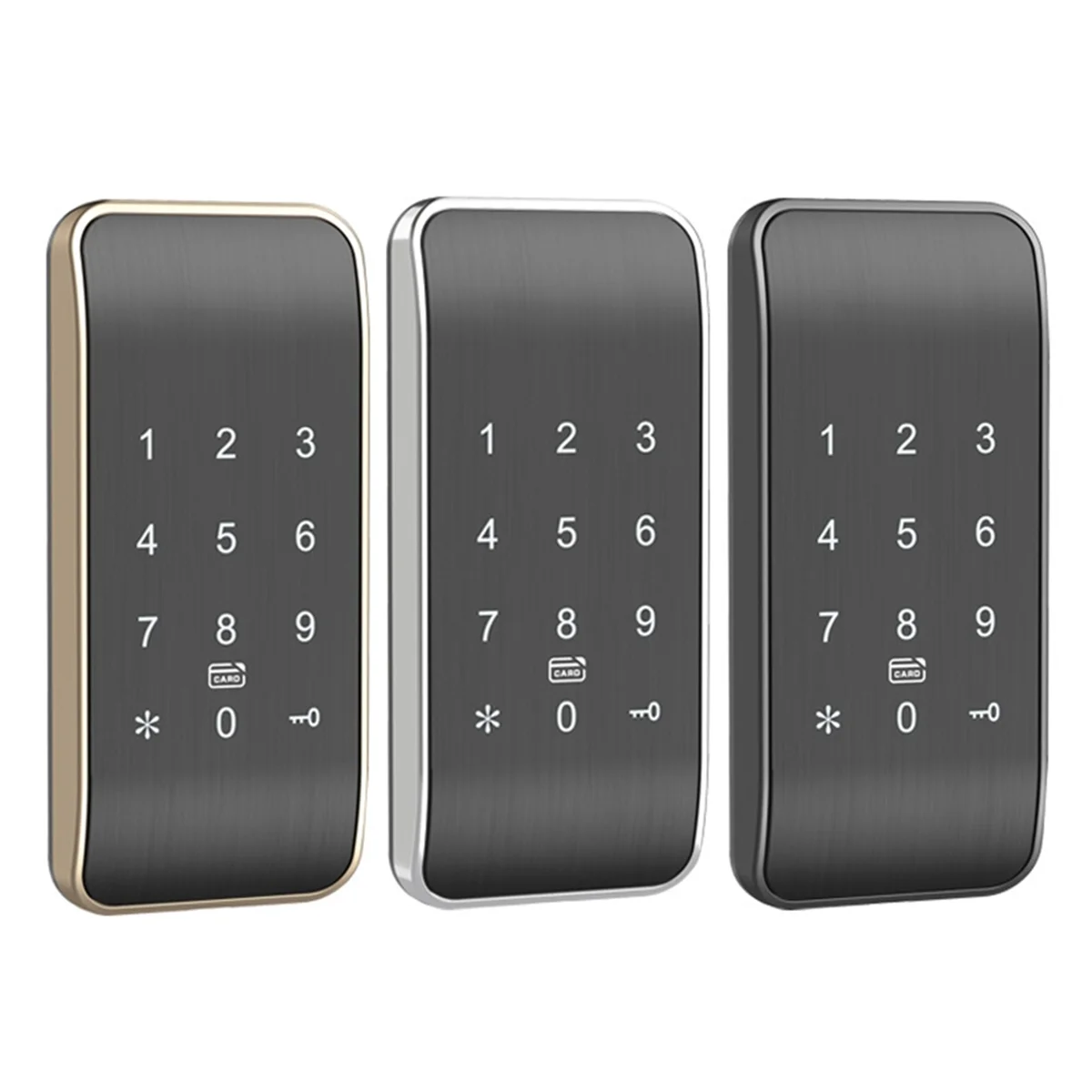 A20M التحكم اللاسلكي في الوصول لوحة المفاتيح الرقمية الهاتف / RFID / بطاقة قفل خزانة كلمة المرور للخزائن التقليدية - الذهب