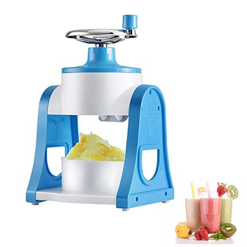 Shaved Ice Machine Home Small Manual Ice Crusher Summer Hand-Shake Ice and Hail Ice Ice Breaker Make Ice Maker-T33C