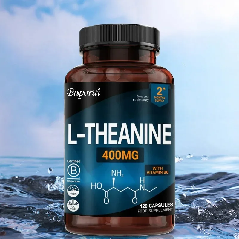 

L-Theanine 400mg - Supports Relaxation, Reduces Stress and Fatigue, Improve Sleep Quality, Promotes Energy Production