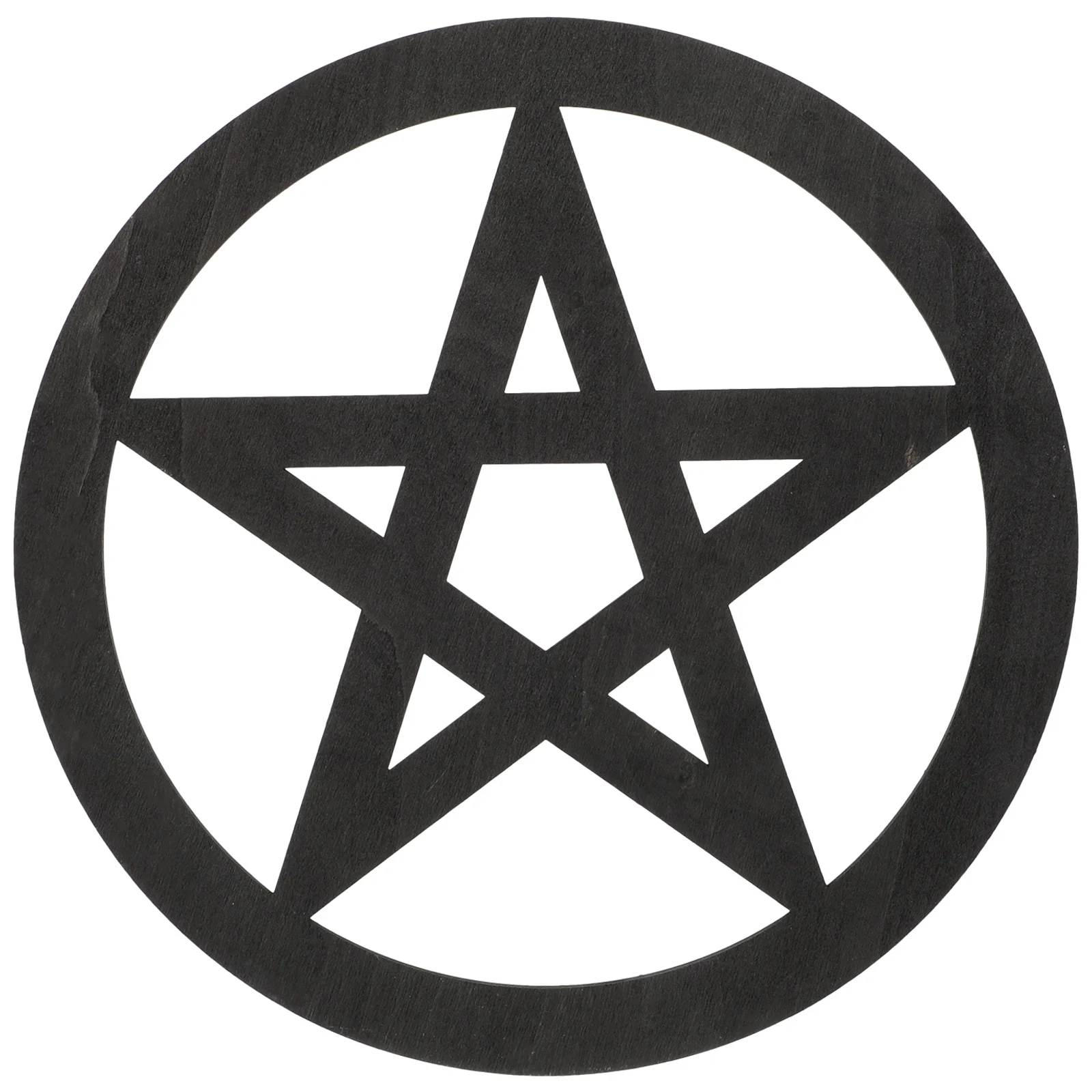Wooden Pentagram Carving Altar Ritual Decor Vintage naments Household Adornment Retro Style Spiritual Yoga Gift Altar Supply
