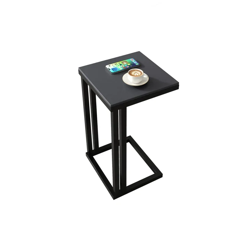 Picture 7: Living Room Lounge Bedside Table Small Simple Light Luxury Coffee Sofa Side Iron Balcony Cabinet Mesas Terraza Bedroom Furniture