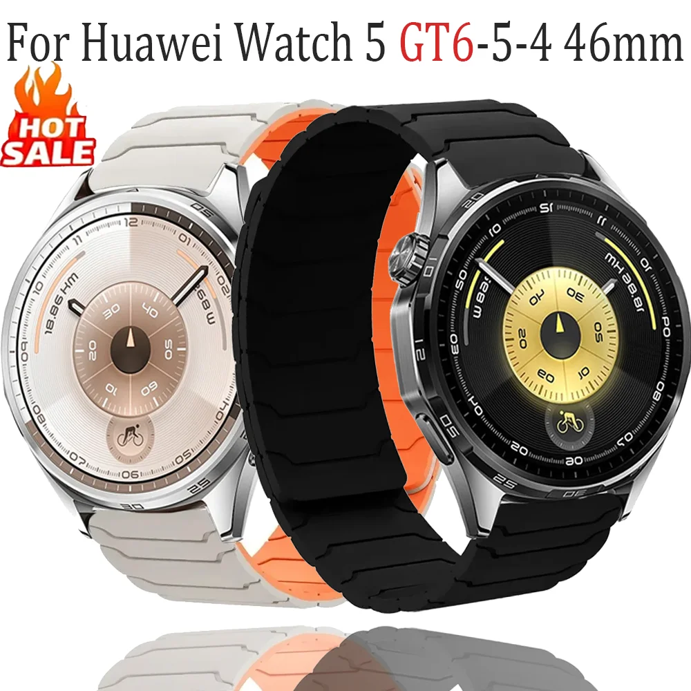 20/22mm Magnetisches Silikonarmband Für Huawei Uhr 5 GT6-5-4 46mm Sport Bequemes Armband Für Garmin Active 6-5 Ersetzen Correa