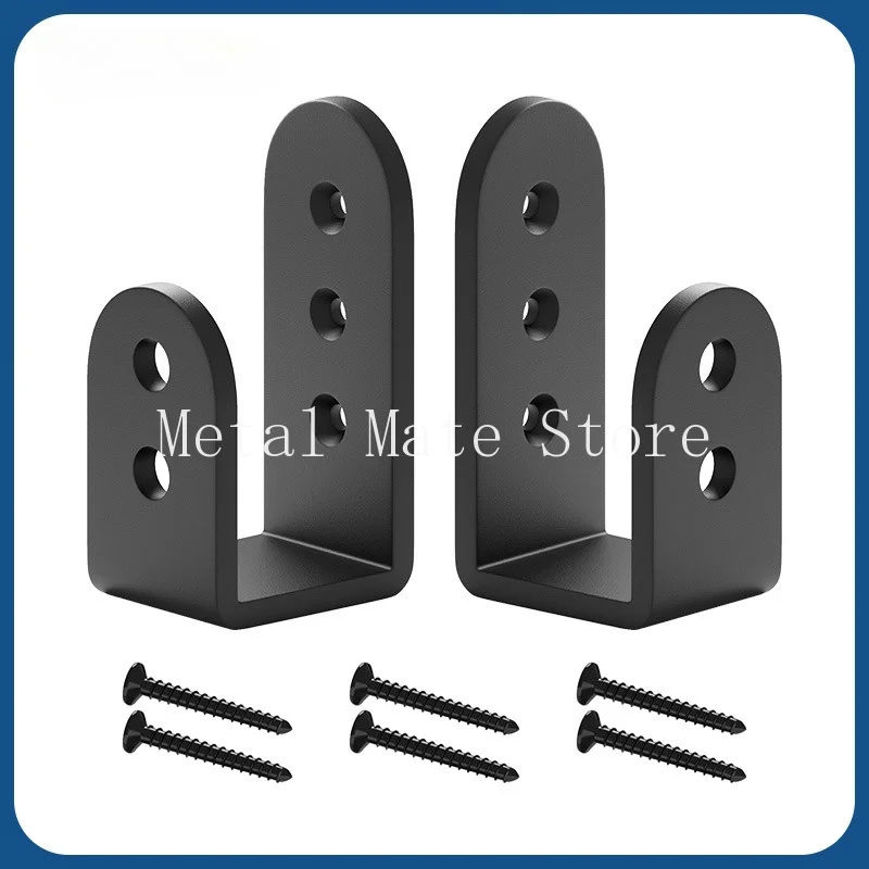 Heavy duty wall mounted door latch display bracket, hook door buckle, wooden door U-shaped bracket