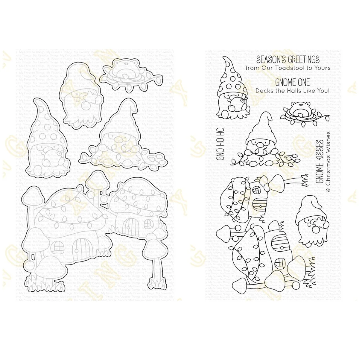 

Gno Ho Ho Cutting Dies And Stamps Scrapbook Diary Decoration Stencil Embossing Template DIY Greeting Card Handmade 2023 New