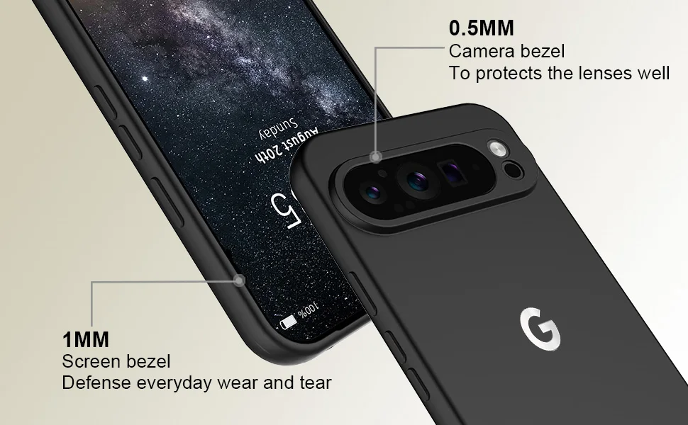 Hochwertige, hautfreundliche, weiche Silikon-Anti-Drop-Telefonhülle für Google Pixel 10 Pro XL 9, 8, 7, 9A, 8A, 7A, stoßfeste Schutzhülle – Detail 6