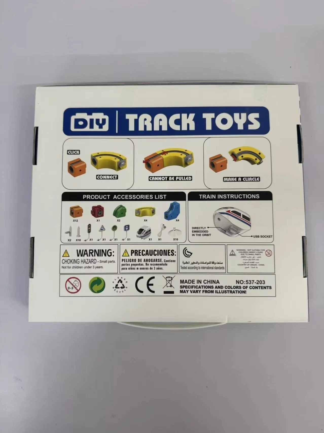 مجموعة مسارات مغناطيسية كهربائية مع مركبات مضادة للجاذبية - 100+ قطعة ألعاب بناء جذعية، لعبة هدية إبداعية للسكك الحديدية للأطفال