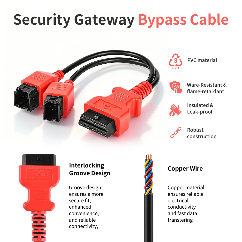 OBD2 Adapter SGW Cable 12+8 Adapter Cable Connector Bypass Gateway Protocol Programming for Dodge Ram Jeep Fiat FCA Chrysler MS9