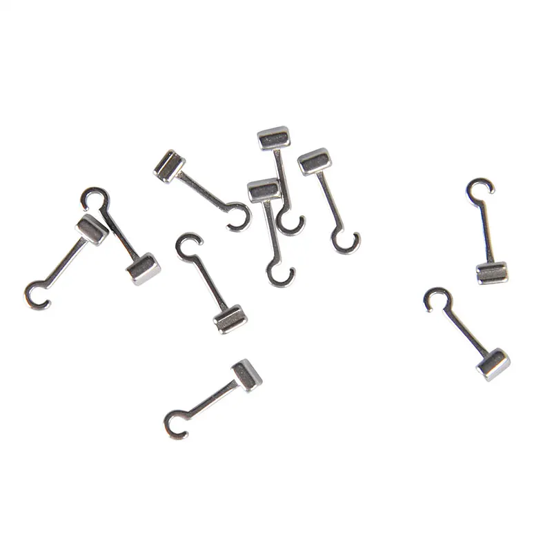 5 Packungen AZDENT Dental Orthodontic Crimpable Hooks Extended Traction Hook Long Curved Left Right 10 Stück/Packung – Detail 5