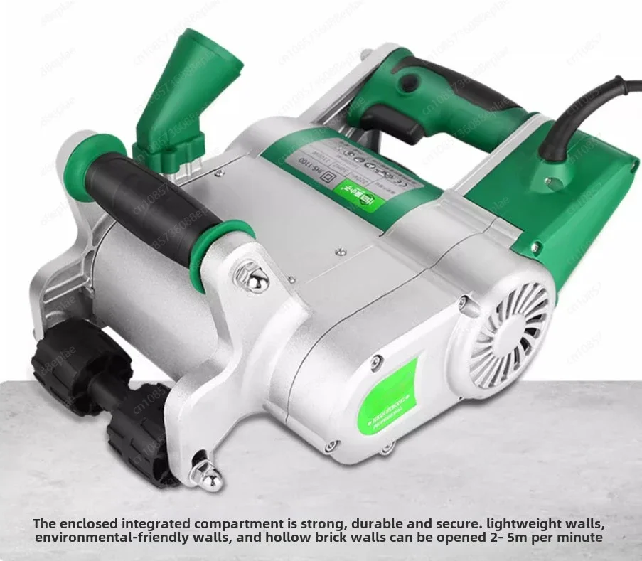 

220V/110V 1100W Electric Brick Wall Chaser/Concrete Cutter Notcher/ Floor Wall Groove Cutting Machine Grooving Construction Tool