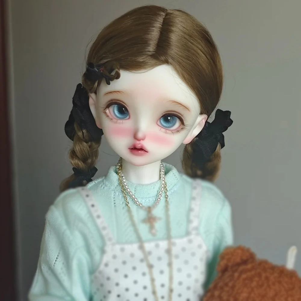 

1/4 BJD Doll Head With Body No Makeup Resin BJD Doll Girl NudeDoll Ball Jointed Dolls Without Makeup DIY BJD Toys