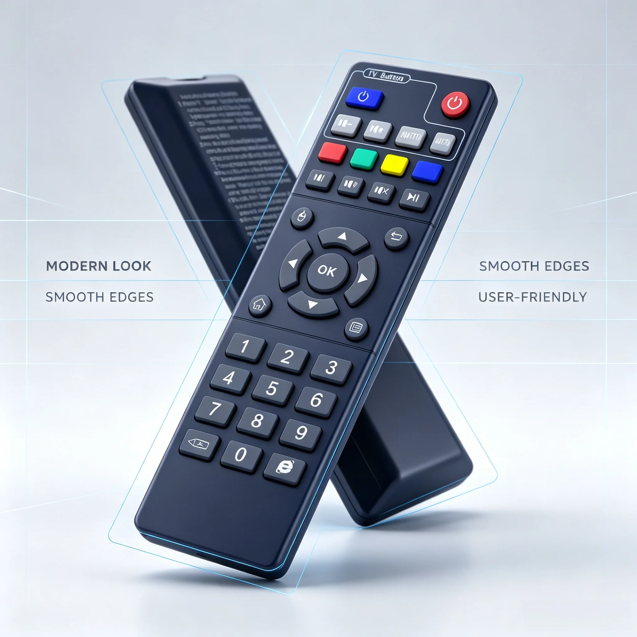 Replacement Remote Control for EVPAD TV Box, Compatible with EVPAD 3S, 3, 3Max, Pro, Pro+, Plus, 2S, No Programming Required
