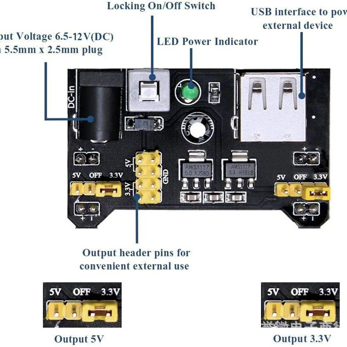 Esp32/esp8266 elektronie komponenten kit fun diy starter kit mit netzteil modul bread board für