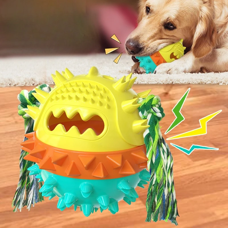 Dog Chew Toy with Sound and Treat Dispenser Pet Supplies Wholesale Dog Chew Toy with Sound Treat Dispenser Toothbrush for Pets