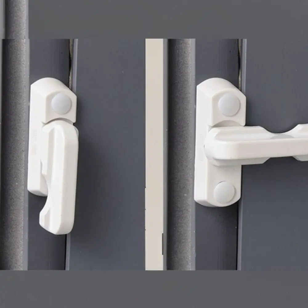 Durable T Type Window Lock Plastic Casement Security Fastener Door Hardware Accessory Reliable Fixing Utility