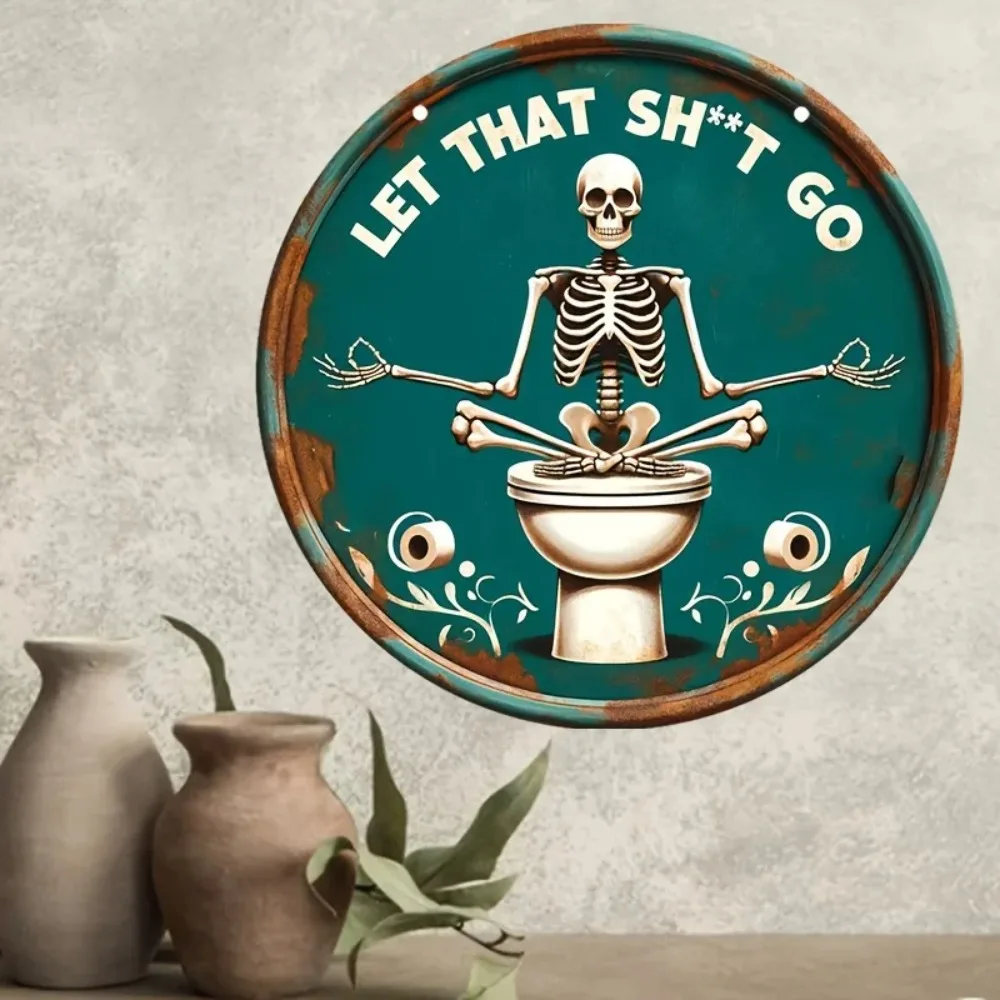 

ZENSHITWITEDGE "Yoga Sign" | Decor for Bathrooms, Meditations, Yogis & Wit Gifts
