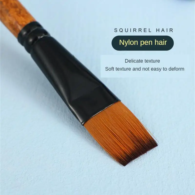 Nylon Paint Brush Fine Texture Difficult To Change Shape Precise High Quality Art Supplies Watercolor Pen Simple And Stylish