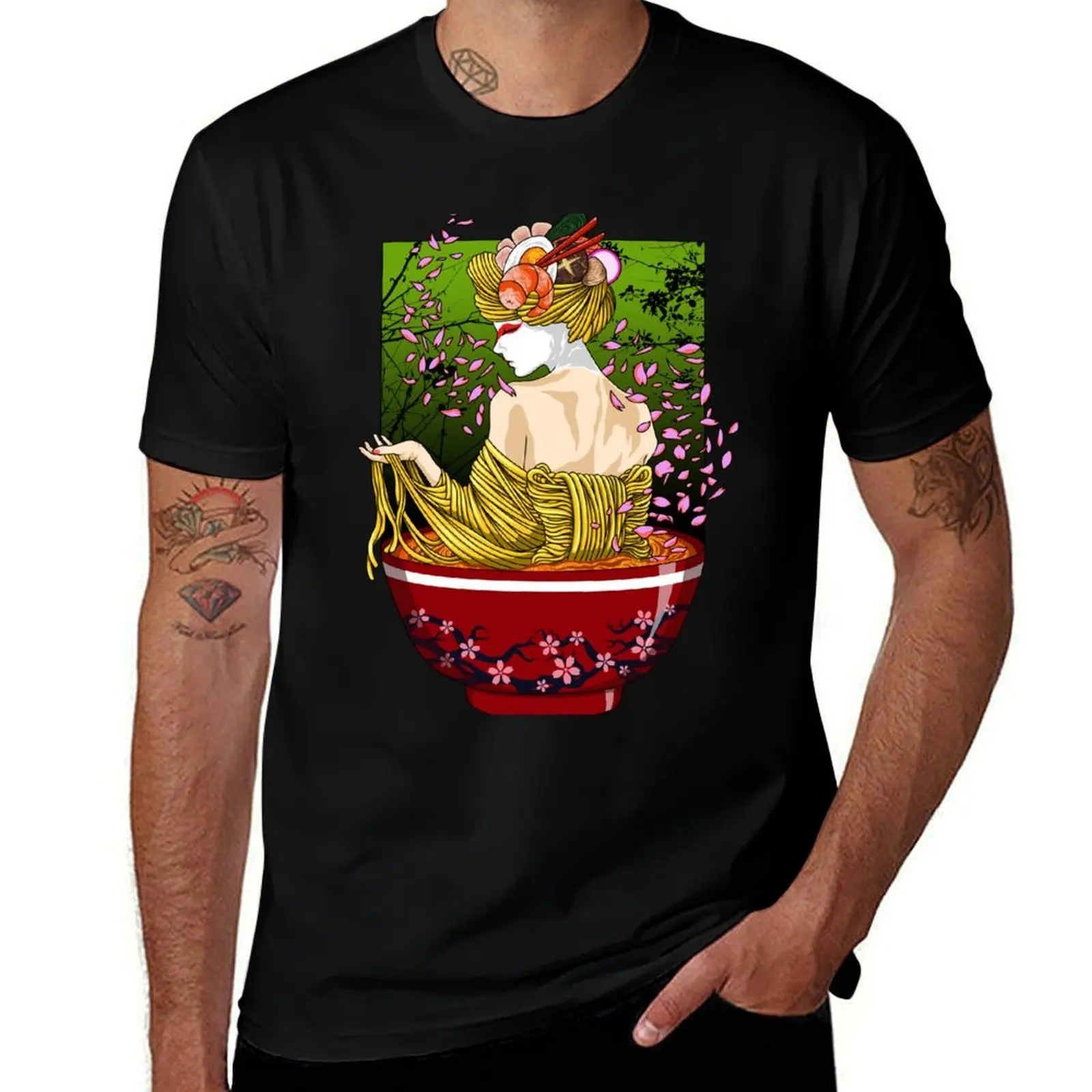 

Geisha Ramen T-Shirt t shirts for man slim fit man t shirts for men t shirt man designer T-Shirt
