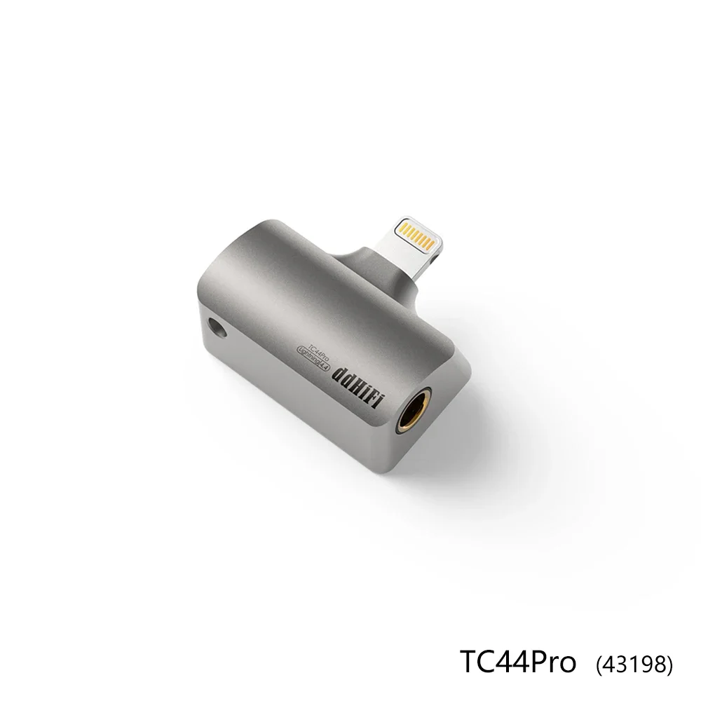 DD ddHiFi TC44Pro The 3rd Gen 4.4mm DAC Dongle Audio Adapter (Minor Revision), Dual CS43198 DAC Chips, 32bit/384kHz PCM