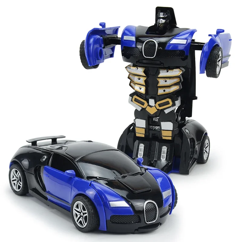 

Transform CarRobot Model Car.Automatic Deformation Push and Go Car Vehicle Toy Race Car.Toys Easter Gifts Boys