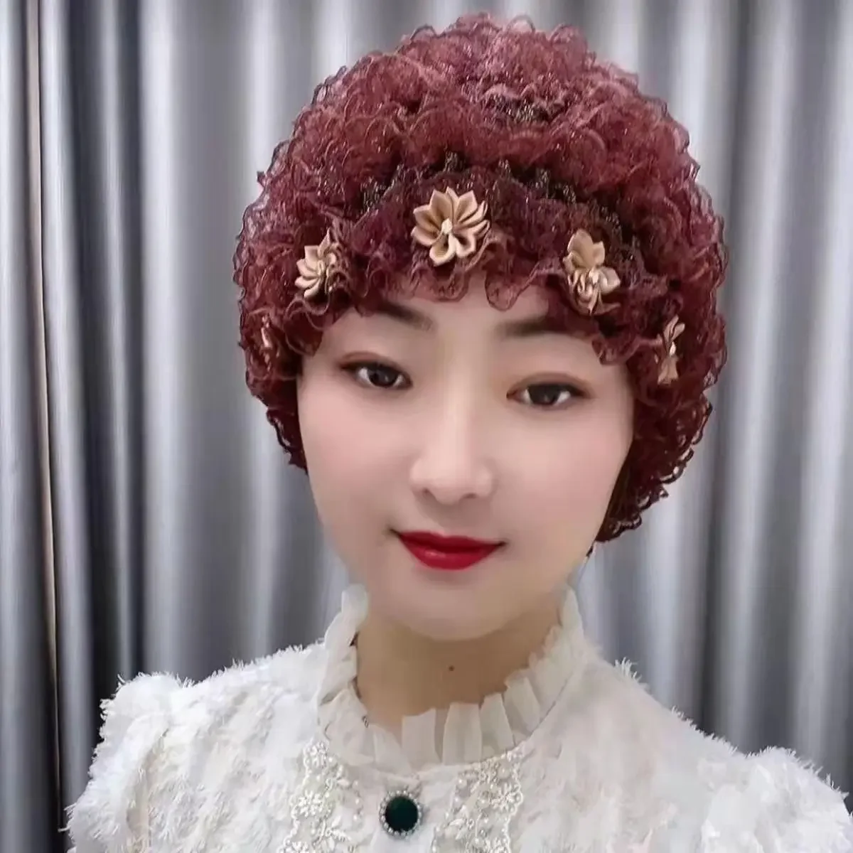 여름 통기성 레이스 터번 캡 여성 헤어 커버 모자 여성 헤드랩 여성 헤드스카프 보닛 무슬림 모자 언더스카프