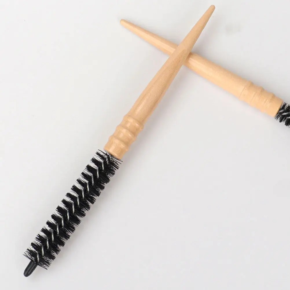 2Pcs Roll Hairbrush for Women Blow Drying Anti-Static Hair Brush Curly Hair Styling Comb Scalp Massage