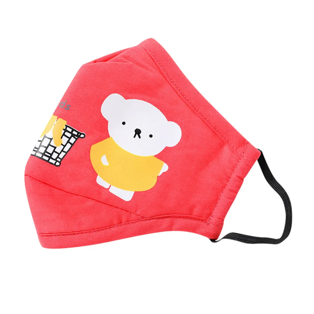 Masque réutilisable en coton pour enfants, sans pression, confortable, adapté aux activités de plein air, à long terme, 1 pièce