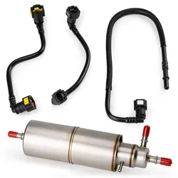 OEM # 1634770701 1634703764 1634702864 Filter Hose Fuel Line + Car Filter For Mercedes-Benz W163 ML320 ML350 ML430 ML55 AMG V6/8