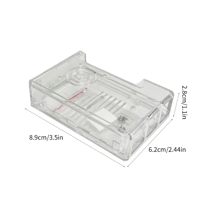 Funda protectora con ventilador disipador calor opcional para carcasa protectora placa RPI 5