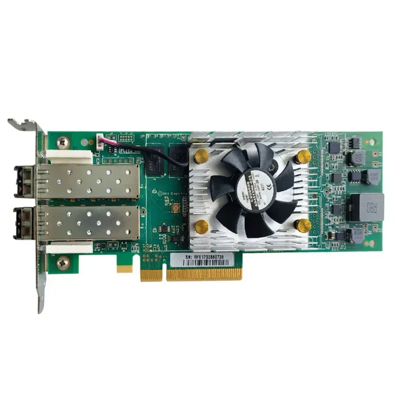 

16G Multimode Module Dual Adapter HBA Fiber Optic Card Used Original FTTH QLE2672 Dual Port 16GB FC