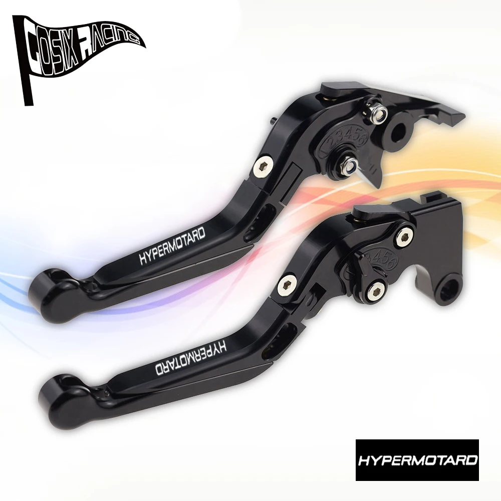 

Fit For HYPERMOTARD 796 2010-2012 Motorcycle Accessories Folding Extendable Brake Clutch Levers 20 Colors