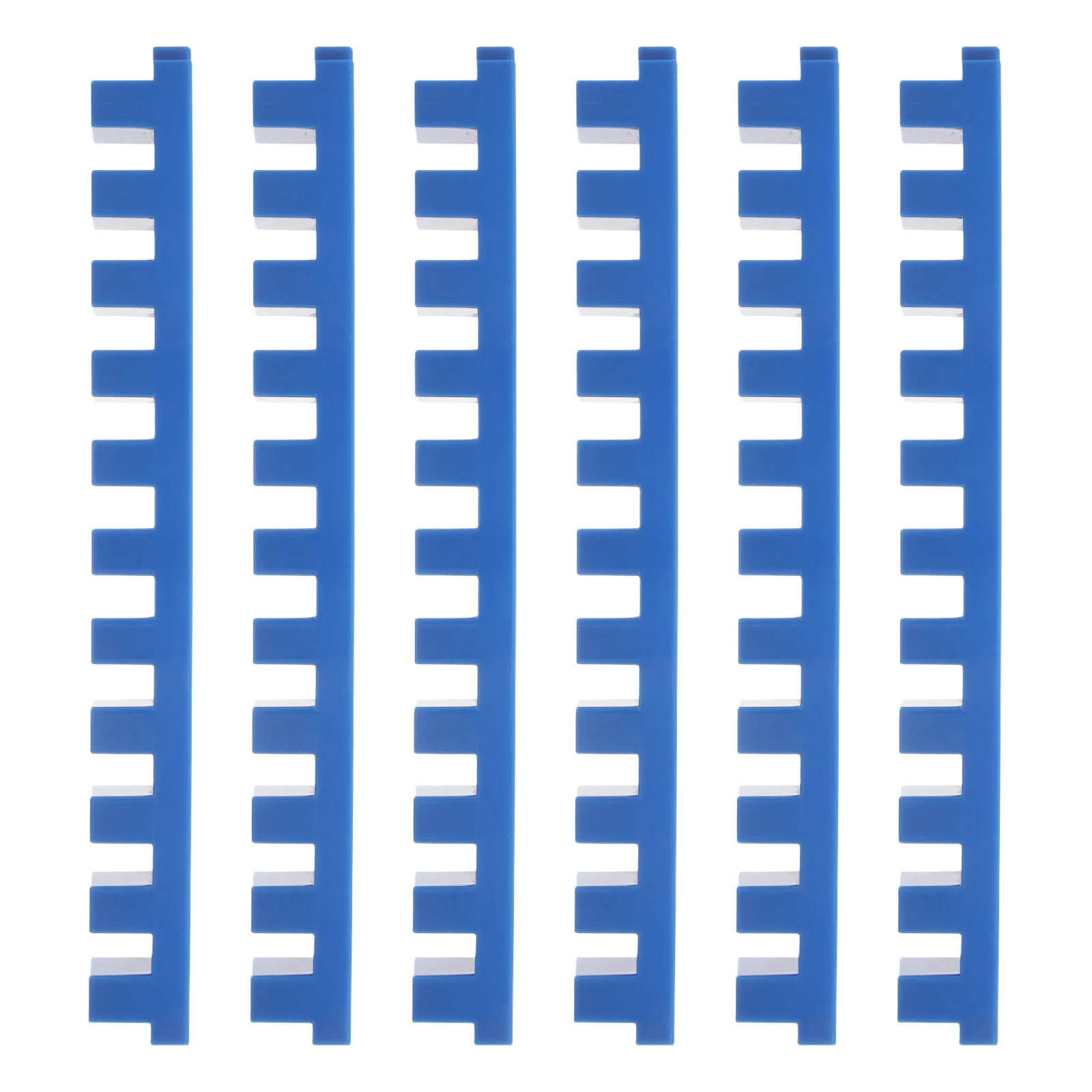 6 個のドミノテンプレートキットボーンストレートコネクタ子供家族ゲーム教育スタッキングビルディングツールクリエイティブドミノ