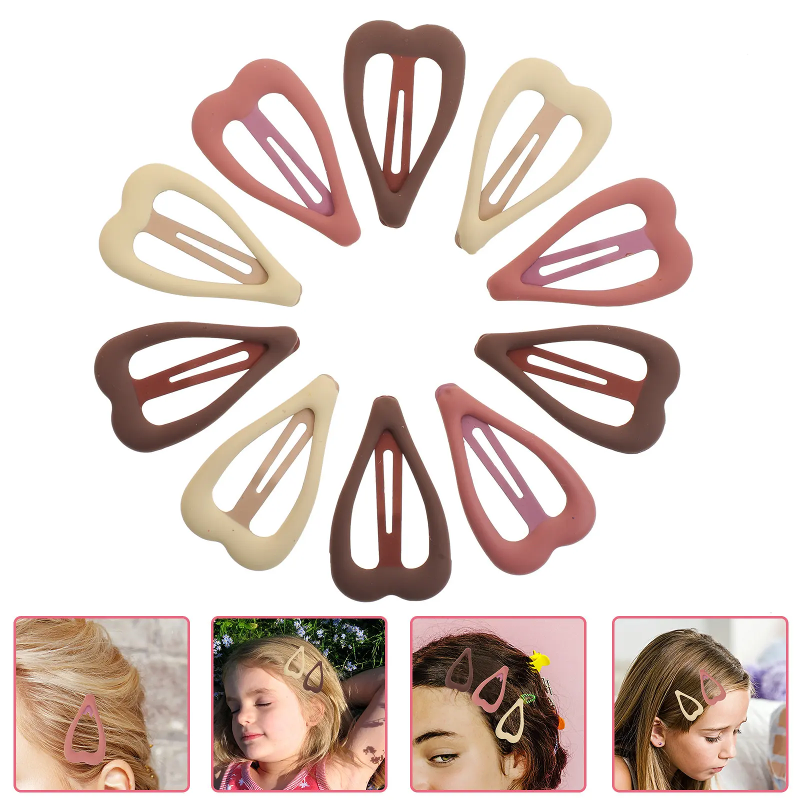 

20Pcs Hair Clips Exquisite Barrettes for Hair Accessories Party Birthday Festival Decoration