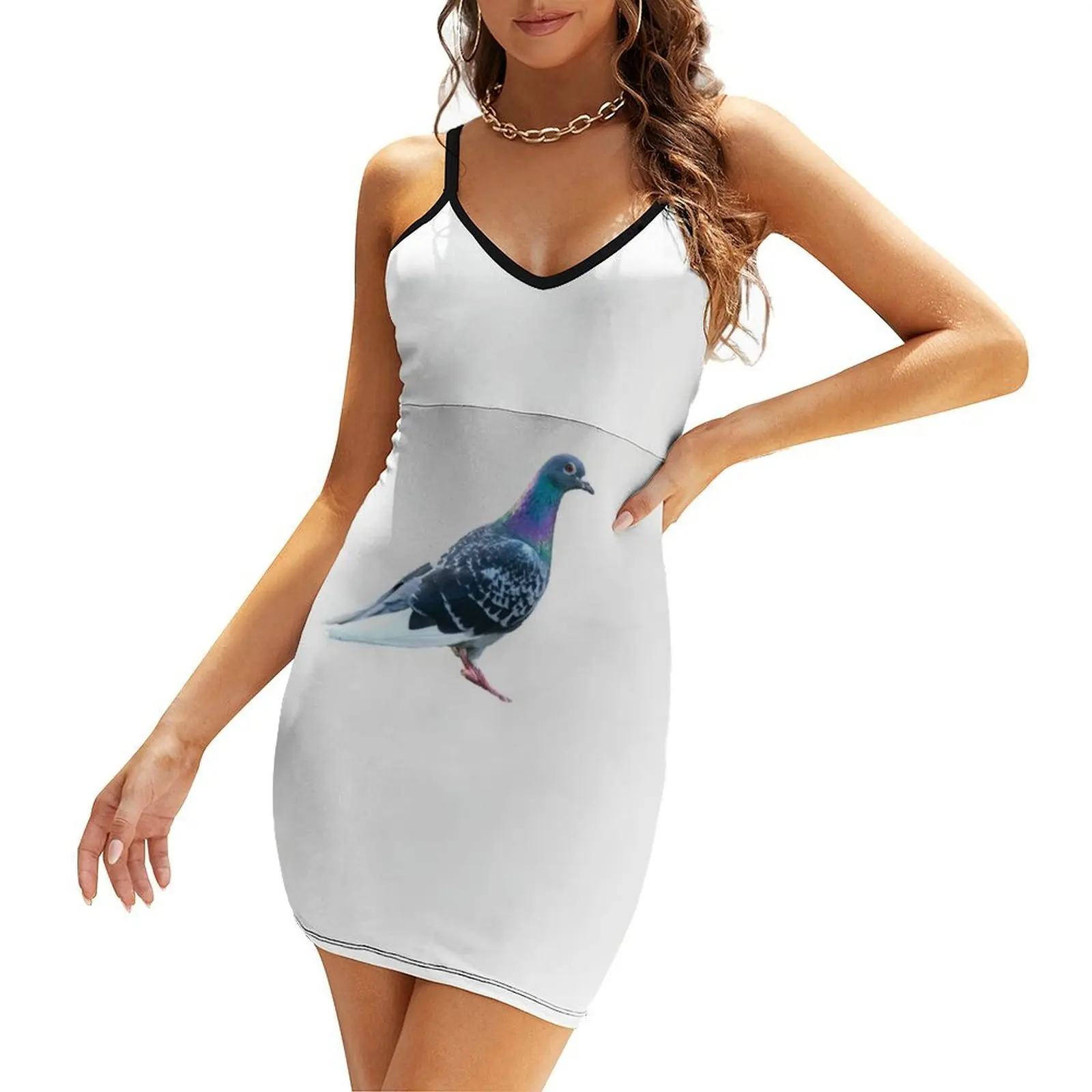 

Street Pigeon Sling Dress Clothing female birthday dresses for women women formal occasion dresses Women's evening dress