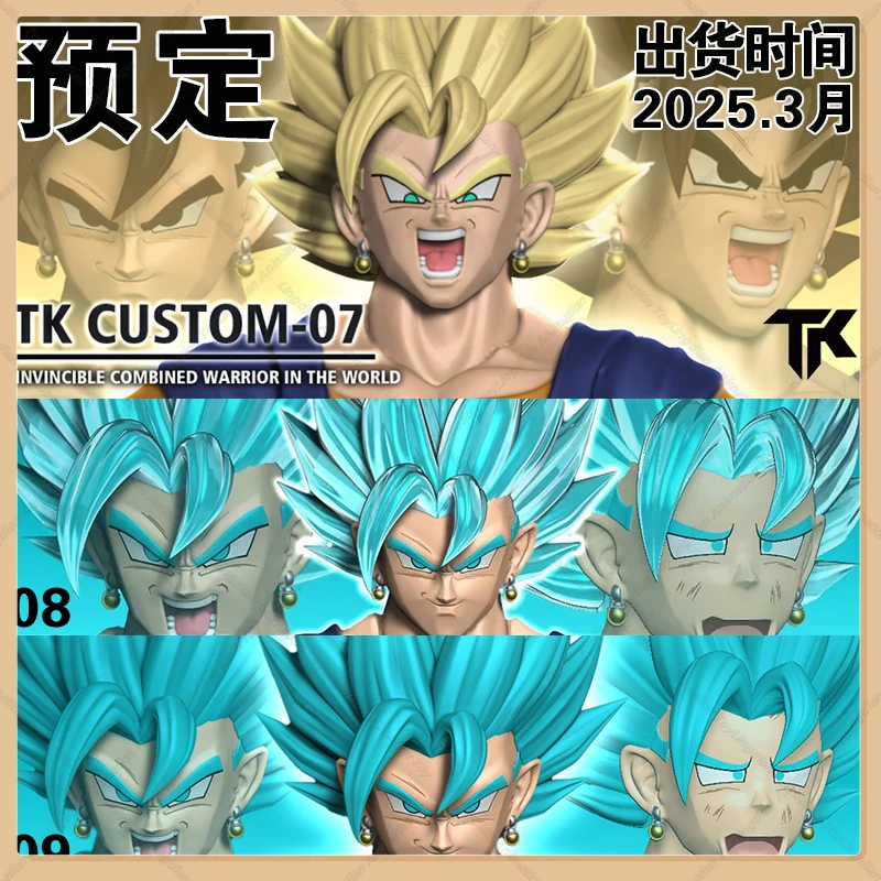 TK Super Blue Super Game Normal Dragon Ball Vegito King Head Sculpture Accessory Pack Resin Dragon Ball