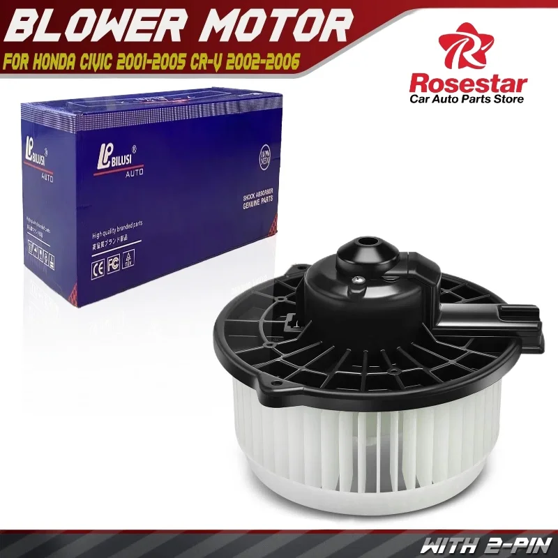 

A/C HVAC Heater Blower Motor for Honda CR-V 2002-2006 Civic 01-05 Element 03-11 SK700005, 79310-SCV-A01, HO3126101, 79310S7AG12