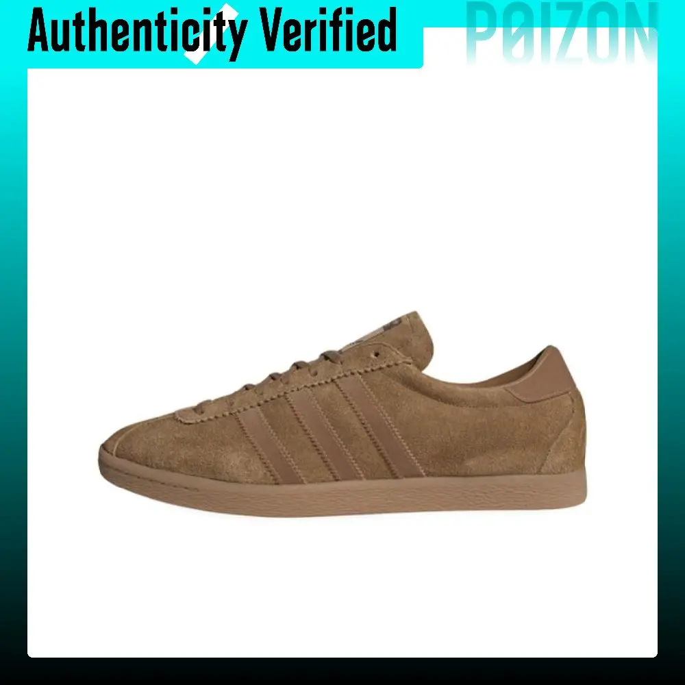 Adidas Originals Tobacco Cow Split Leather Low top Skateboard Shoes Unisex Brown JP9651