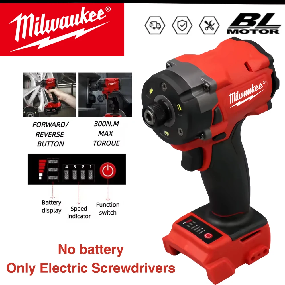 

Milwaukee 20V Rechargeable Impact Driver - New Quality Upgrade, Strong Driving Force, Long Life & Easy to Control