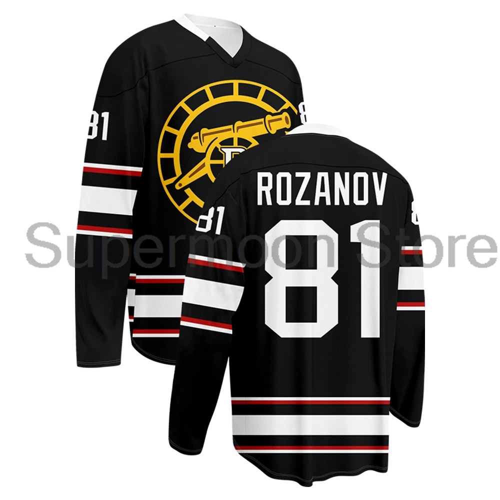 

Heated Rivalry Hockey Jersey V-Neck Long Sleeve Loose Top Shirts Women Men Outdoor Athletic Sweatshirts