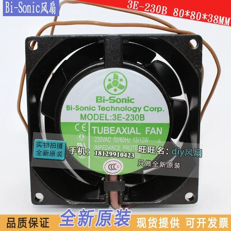 pour-3e-230b-tout-nouveau-ventilateur-de-refroidissement-8cm-a-cadre-et-pale-en-fer-haute-temperature-230v-taiwan-bairui-8038