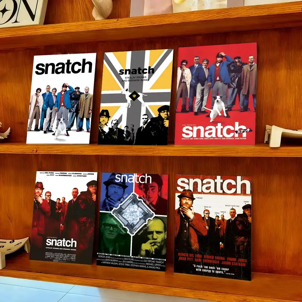 S-Snatch Poster HD Self-adhesive Waterproof Paper Sticker Suitable For Living Rooms Bedrooms Home Decor