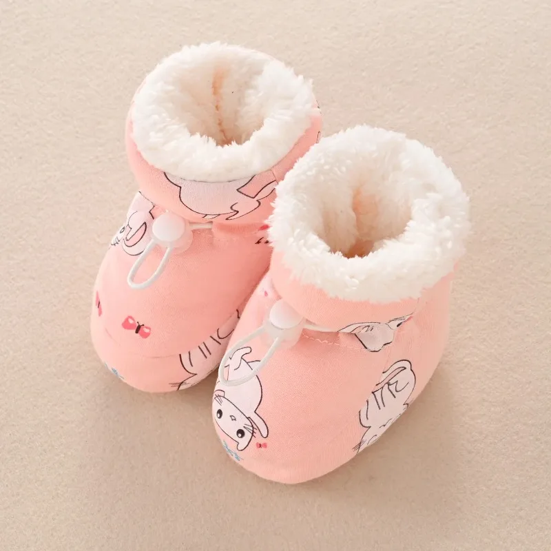 

Детские зимние ботинки 2026: Новая корейская версия, модные детские ботинки с мягкой подошвой, нескользящие, для обучения ходьбе, теплые, для снега